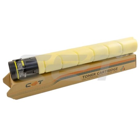 CET Konica Minolta TN-221Y, Bizhub C287- 21K/ 467g A8K3230