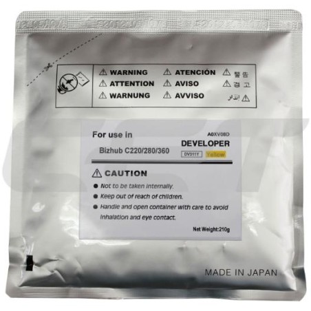 CET Konica Minolta DV311Y Developer A0XV08D