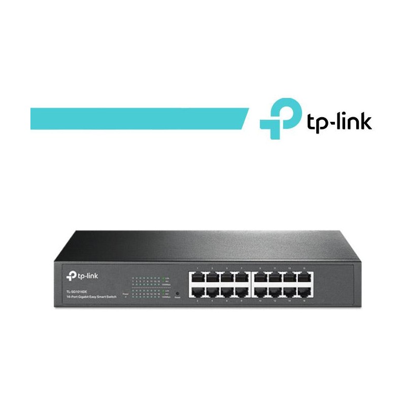 TP-Link Switch Easy Smart 16 Porte Gigabit - TL-SG1016DE