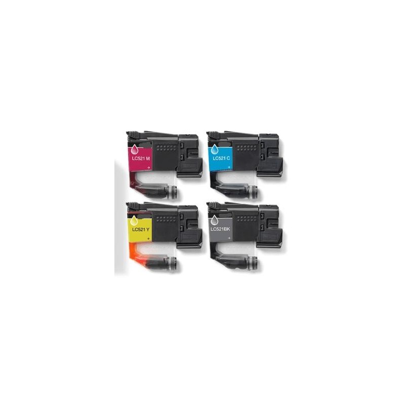 Black Cartridge DCP-J1260W/J1313DW/J1360DW/J1460DW-0.5KLC521BK