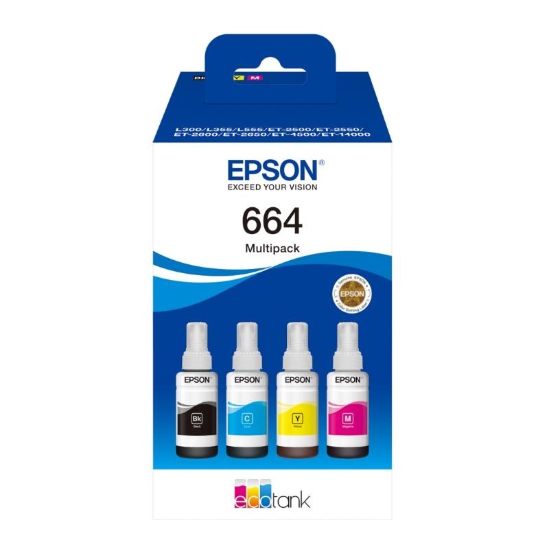 ECOTANK ORIGINALE T664 4-COLOUR MULTIPACK