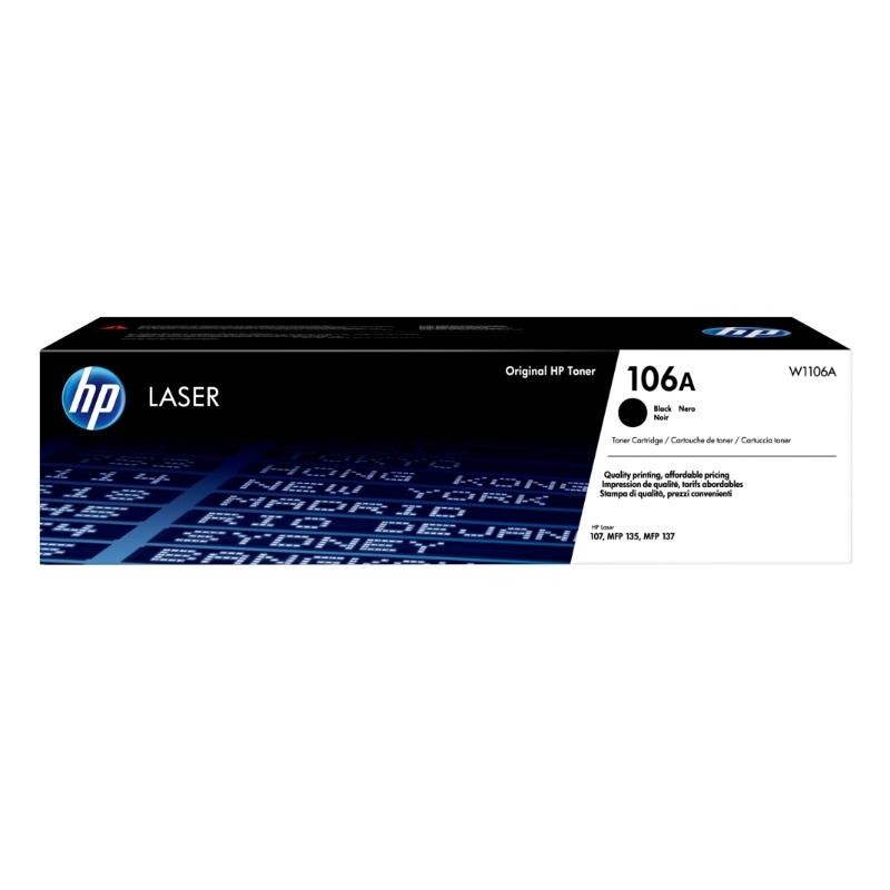 TONER ORIGINALE HP NERO 106A 