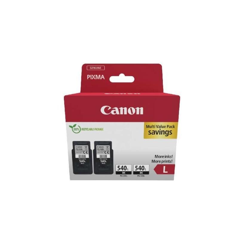 CARTUCCE ORIGINALE CANON CONFEZIONE DOPPIA NERO PG540L