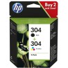 CARTUCCE ORIGINALE HP 304 INK CARTRIDGE COMBO 2-PACK