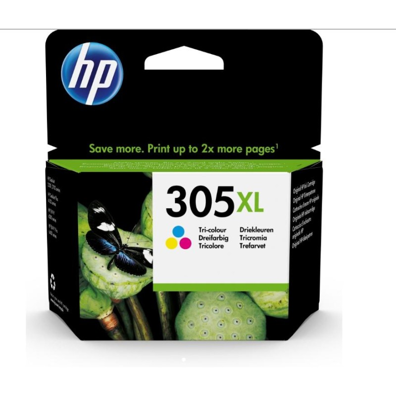 CARTUCCE ORIGINALE HP 305XL TRICOLOR