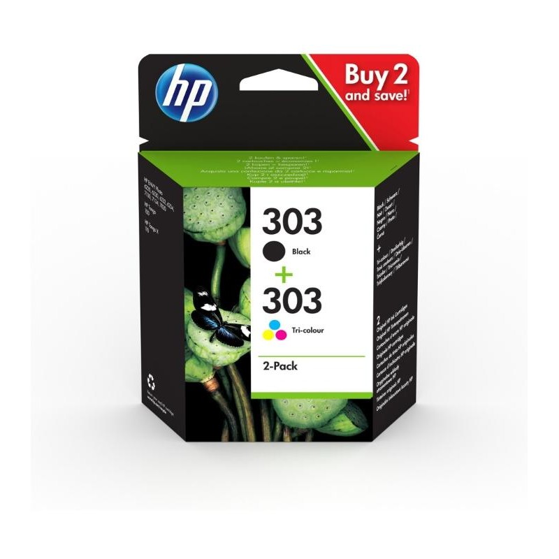 CARTUCCE ORIGINALE HP 303 COMBO 2-PACK
