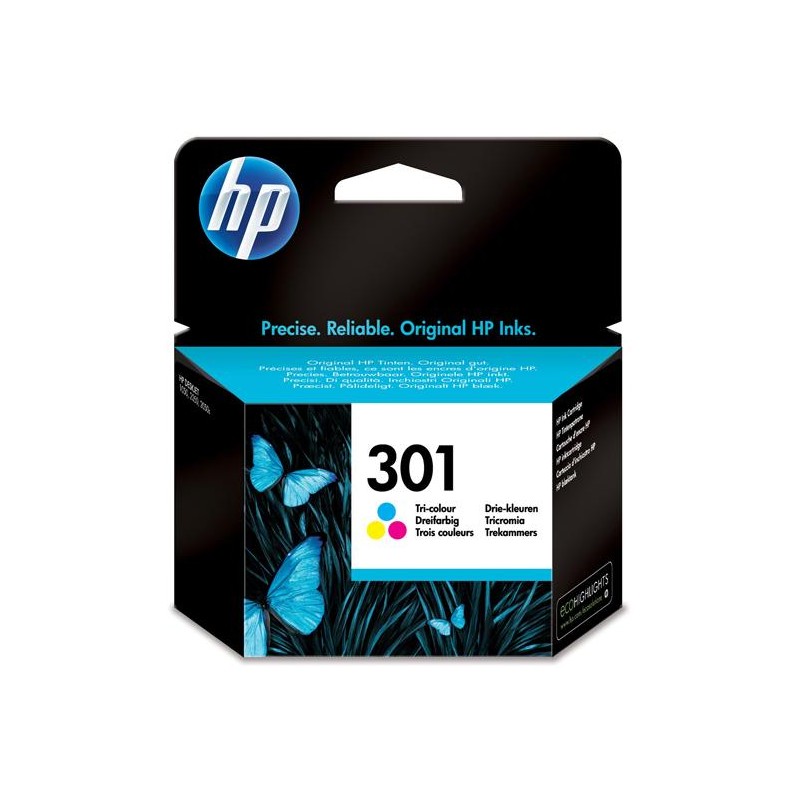 CARTUCCE ORIGINALE HP INK 301 TRICROMIA