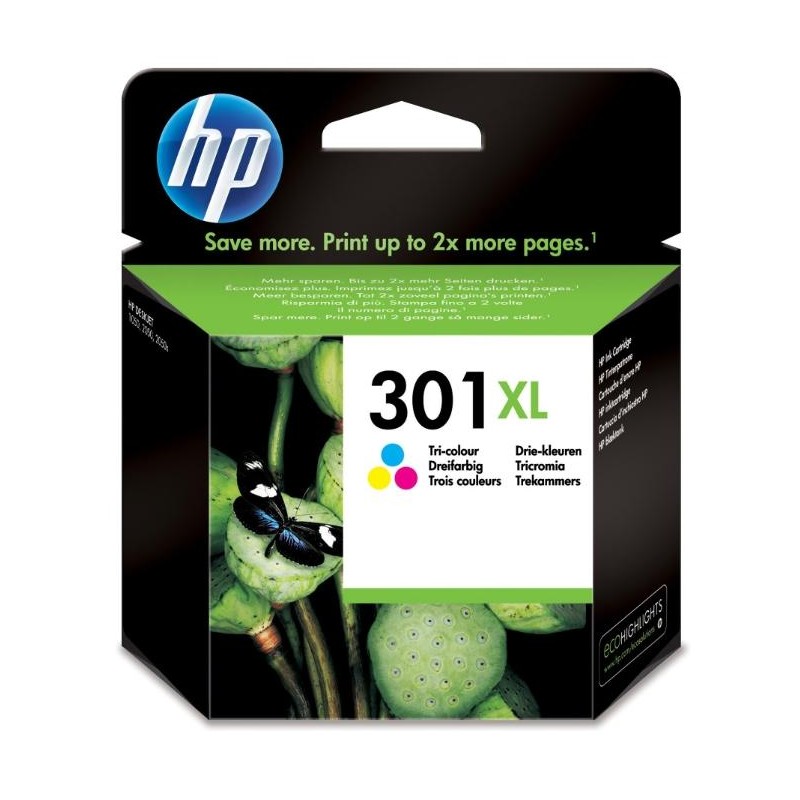 CARTUCCE ORIGINALE HP INK 301XL TRICROMIA