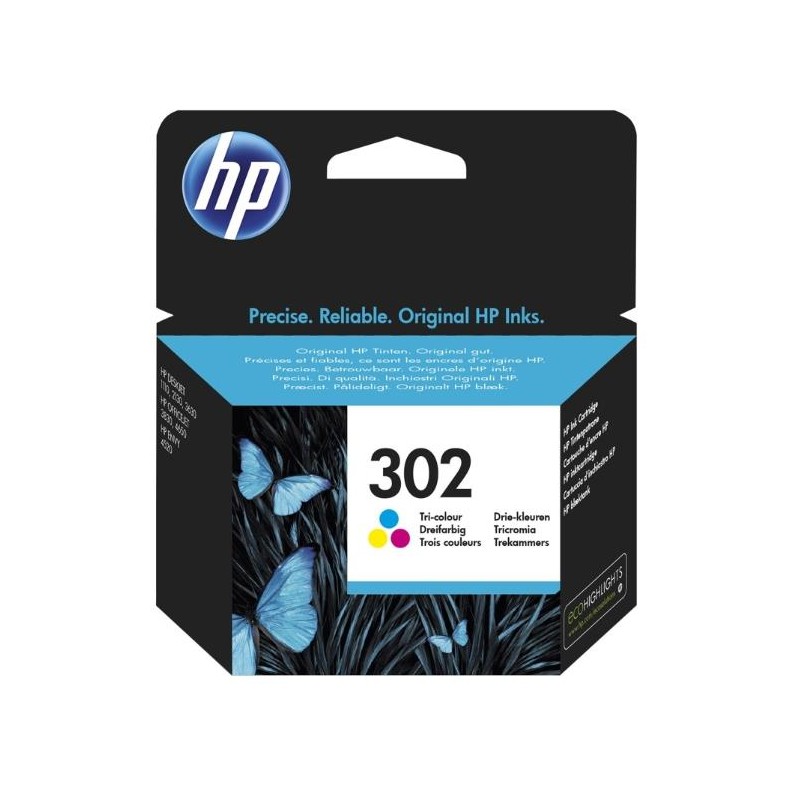 CARTUCCE ORIGINALE HP 302 TRI-COLOR 