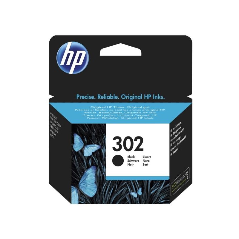 CARTUCCE ORIGINALE HP 302 BLACK 