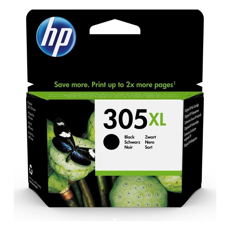 CARTUCCE ORIGINALE HP 305XL NERA
