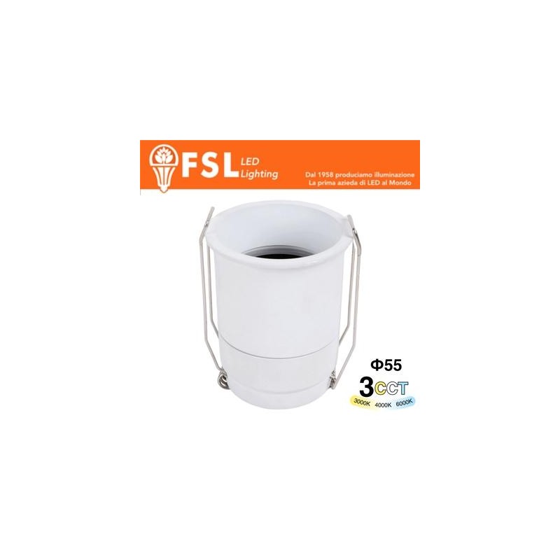 Micro Punto luce LED Minispotlight da incasso – 7W 3CCT – 55*70mm – IP20