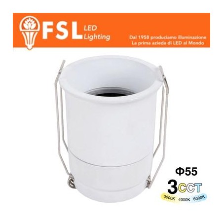 Micro Punto luce LED Minispotlight da incasso – 7W 3CCT – 55*70mm – IP20