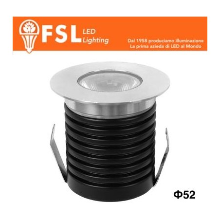 Punti Luce LED Spotlight Waterproof – 5W 4000K – 52*57mm – IP65