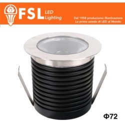 Punti Luce LED Spotlight Waterproof – 9W 3000K – 72*75mm – IP65