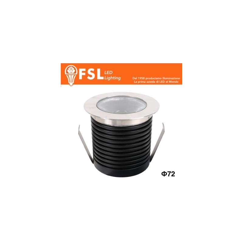 Punti Luce LED Spotlight Waterproof – 9W 3000K – 72*75mm – IP65