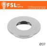 Cover Piatta per Punto Luce LED – Ø37 – Cromo