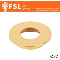 Cover Piatta per Punto Luce LED  – Ø37 – Oro