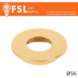 Cover Piatta per Punto Luce LED – Ø56 – Oro