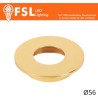 Cover Piatta per Punto Luce LED – Ø56 – Oro