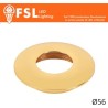 Cover Curva per Punto Luce LED – Ø56 – Oro