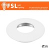 Cover Curva per Punto Luce LED – Ø56 – Bianco opaco