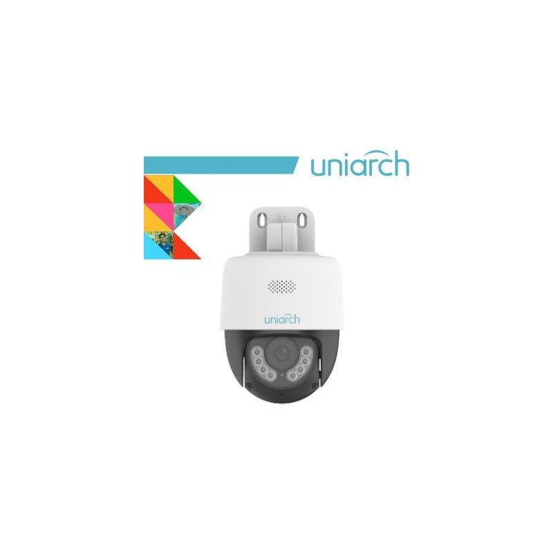 3MP Uniarch IPCamera, Pan Tilt, 360 gradi, Audio, Dual Light Varifocale