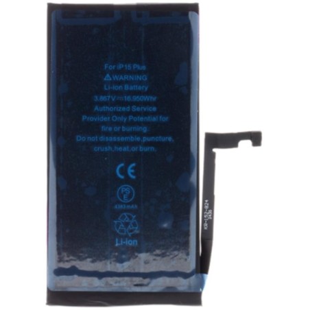 Batteria per iPhone 15 Plus 4383mAh resettata diagnostica