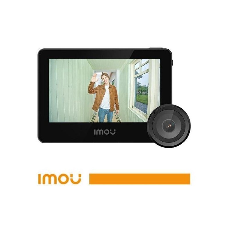 IM-VD1 Telecamera spioncino video Wi-Fi 5MP con schermo interno 4,3″ per porta