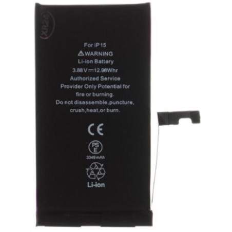 Batteria per iPhone 15 3349mAh Li‑Ion (Bulk)