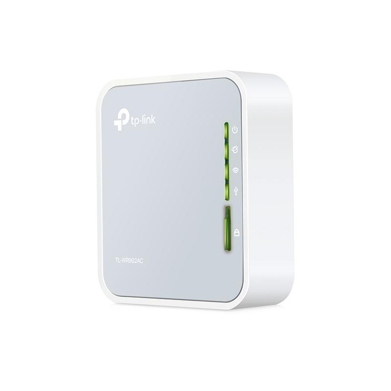 TP-Link AP/Nano Router 1 porta Eth Wi-Fi AC750 - TL-WR902AC