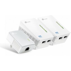 TP-Link Kit 3 powerline AV600 WiFi 300Mbps 2 Porte LAN - TL-WPA4220 TKIT