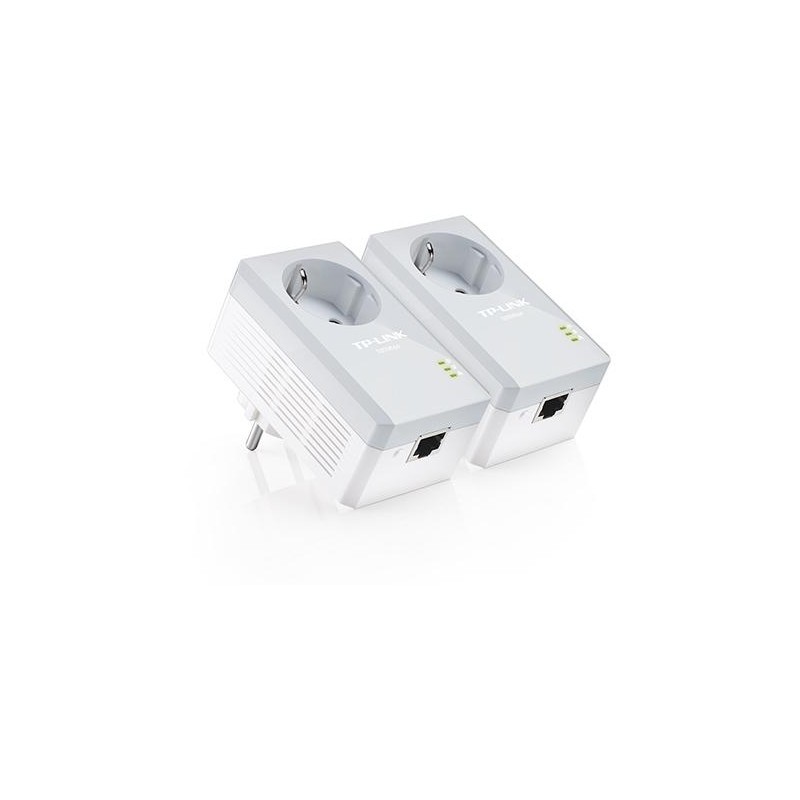 TP-Link Kit 2 powerline con Shuko passante 1 port LAN - TL-PA4010P KIT