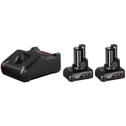 1600A01B20,Kit 2x Batterie 12V 6.0Ah + Caricabatteria