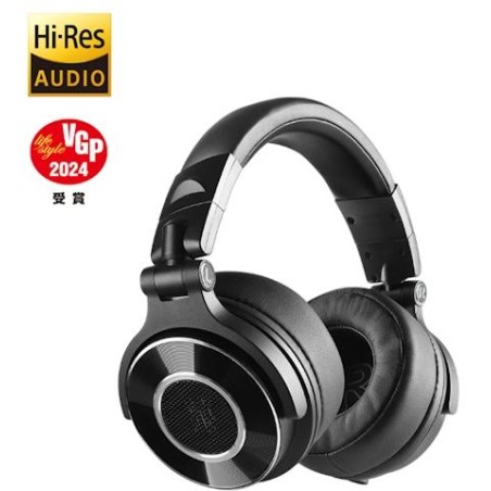 OneOdio Monitor 60 Hi-Res Cuffie Professionali DJ con Cavo Black