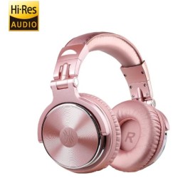 OneOdio Studio Pro 10 Hi-Res Cuffie DJ Cablate c/ Shareporte e Microfono Pink