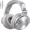 OneOdio Studio Pro 10 Hi-Res Cuffie DJ Cablate c/ Shareporte e Microfono Silver