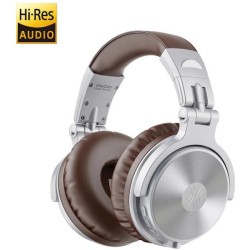OneOdio Studio Wireless C Hi-Res Cuffie DJ Bluetooth 5.0 Silver/Brown