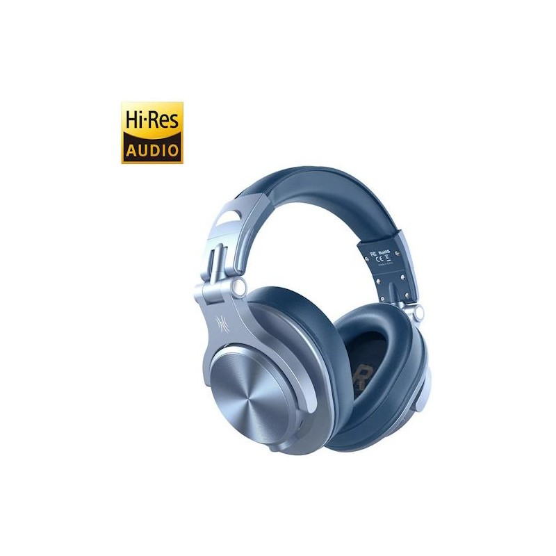 OneOdio Fusion A70 Hi-Res Cuffie DJ Wireless, Cavo e Microfono Sky Blue