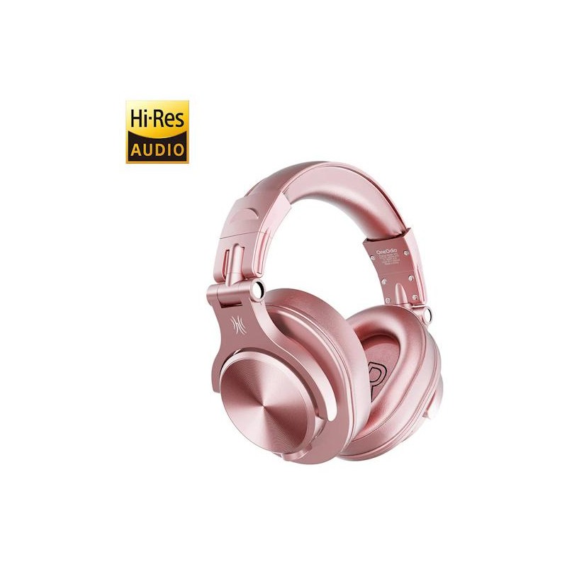 OneOdio Fusion A70 Hi-Res Cuffie DJ Wireless, Cavo e Microfono Rose Gold