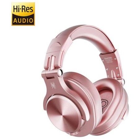OneOdio Fusion A70 Hi-Res Cuffie DJ Wireless, Cavo e Microfono Rose Gold