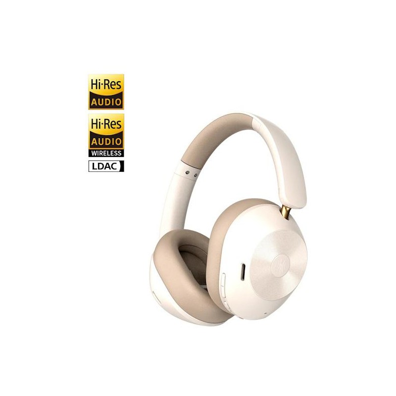 OneOdio Focus A5 Dual Hi-Res CE Cuffie DJ Wireless con ANC White