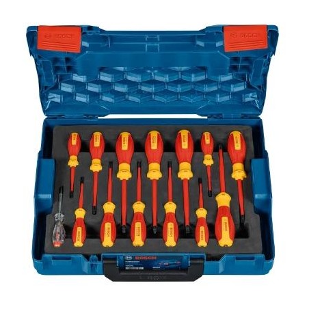 1600A02NF9,VDE Cacciavite set 14 pezzi misto