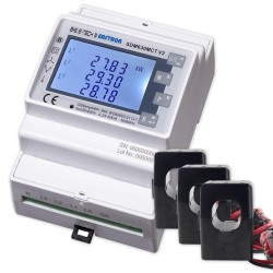 Meter trifase 1.5(6)A con 3 pz CT NCTK-24 200A/5A