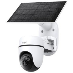 Tapo TC90 Kit Telecamera di Sicurezza Smart 360° P&T + Pannello solare