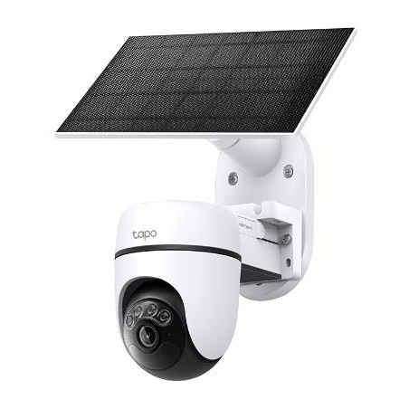 Tapo TC90 Kit Telecamera di Sicurezza Smart 360° P&T + Pannello solare