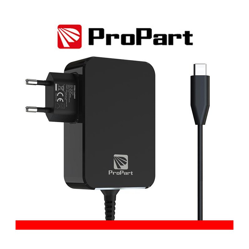 Alimentatore Propart GaN Type C 90W nero