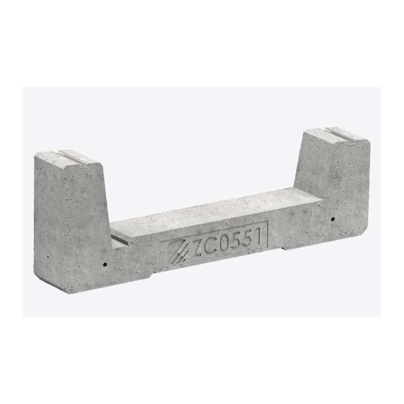 Zavorra per moduli fotovoltaici 51 kg da 5° - 3° fila