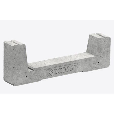 Zavorra per moduli fotovoltaici 51 kg da 5° - 3° fila