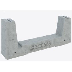 Zavorra per moduli fotovoltaici 58 kg da 5° - 4° fila